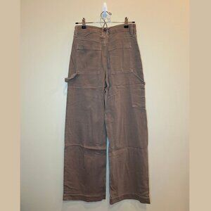 American Eagle Brown Wide Leg Cargo Pants